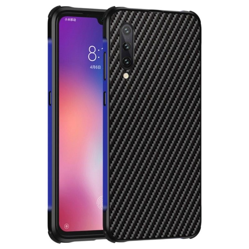 Coque Xiaomi Mi 9 Fibre Carbone Et Métal