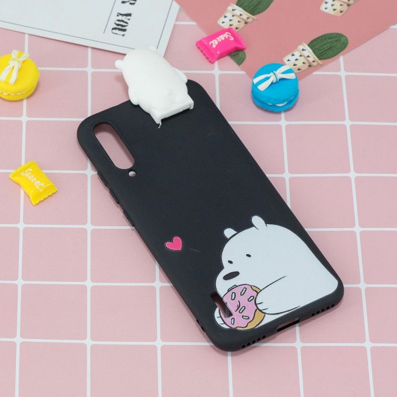 Coque Xiaomi Mi 9 Lite 3d Ours Et Donut