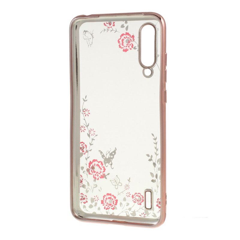 Coque Xiaomi Mi 9 Lite Diamants, Fleurs Et Papillons