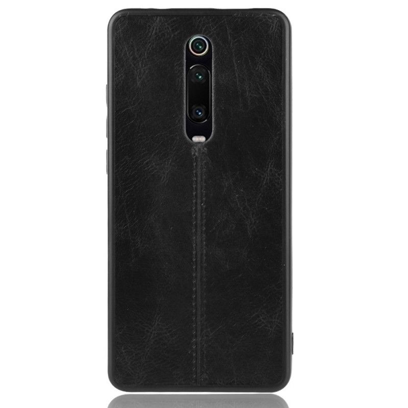 Coque Xiaomi Mi 9t / Mi 9t Pro Effet Cuir Couture