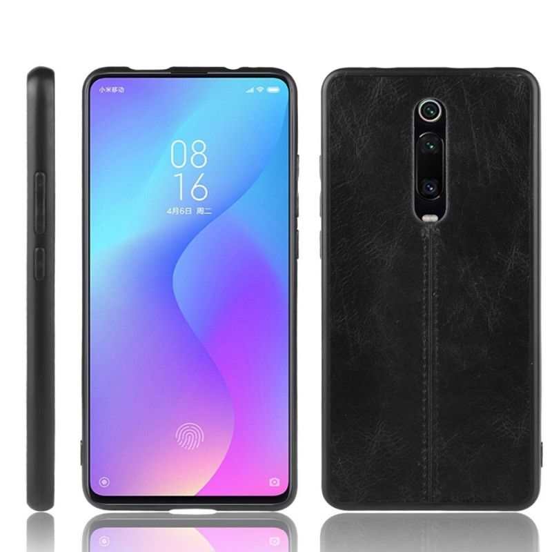 Coque Xiaomi Mi 9t / Mi 9t Pro Effet Cuir Couture