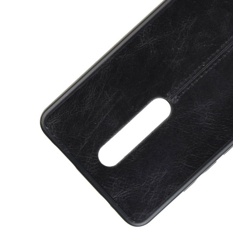 Coque Xiaomi Mi 9t / Mi 9t Pro Effet Cuir Couture