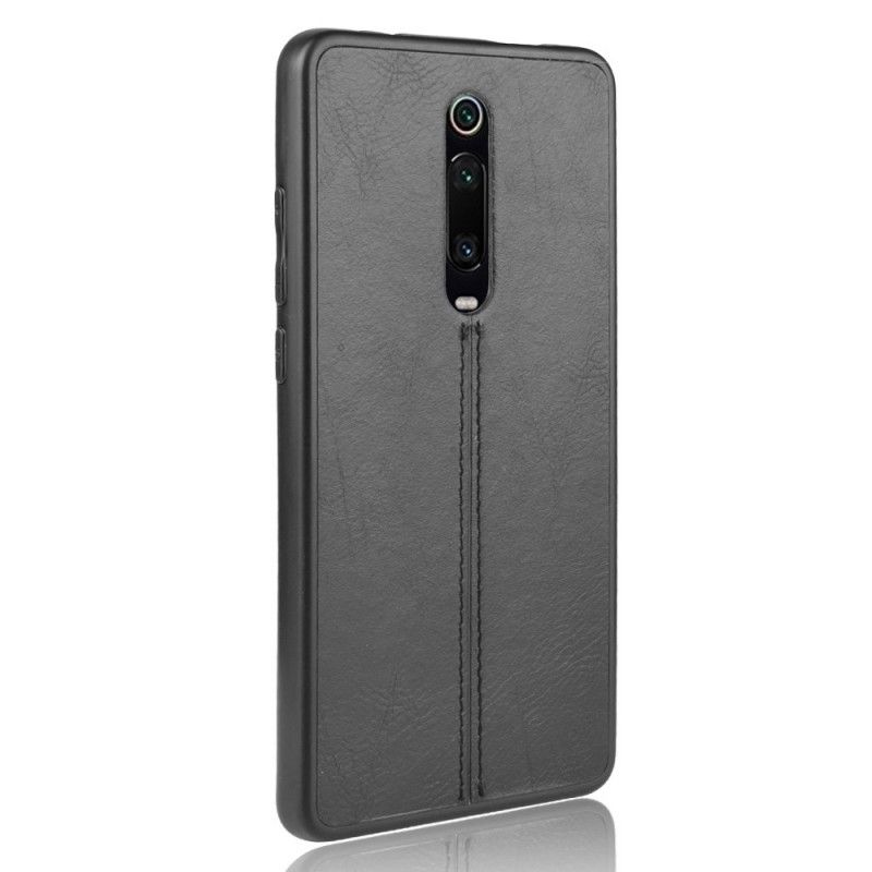 Coque Xiaomi Mi 9t / Mi 9t Pro Effet Cuir Couture