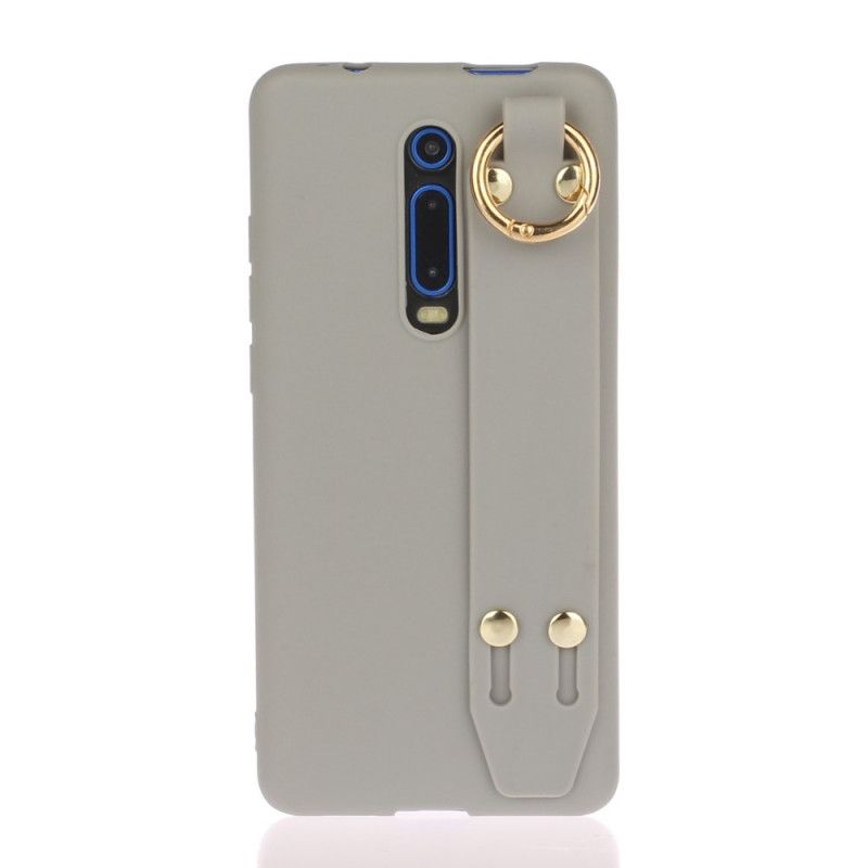 Coque Xiaomi Mi 9t / Mi 9t Pro Silicone Avec Sangle Support