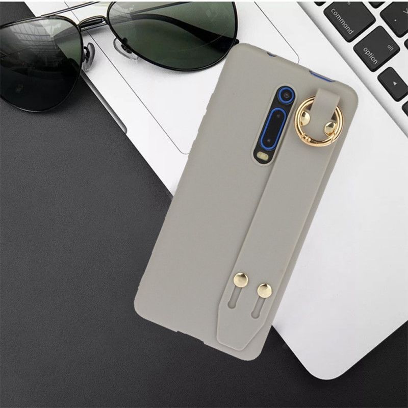 Coque Xiaomi Mi 9t / Mi 9t Pro Silicone Avec Sangle Support