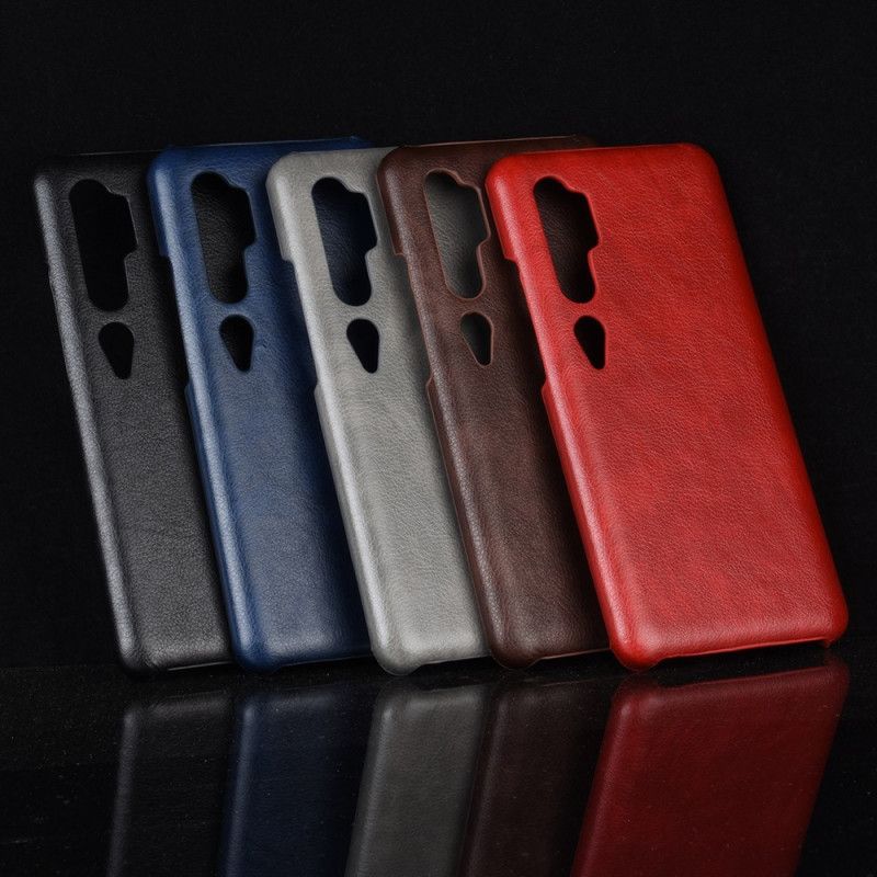 Coque Xiaomi Mi Note 10 / Note 10 Pro Effet Cuir Litchi Performance