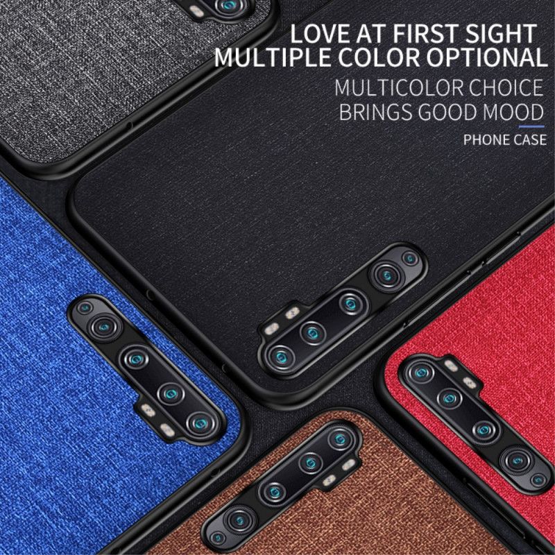 Coque Xiaomi Mi Note 10 / Note 10 Pro Texture Tissu