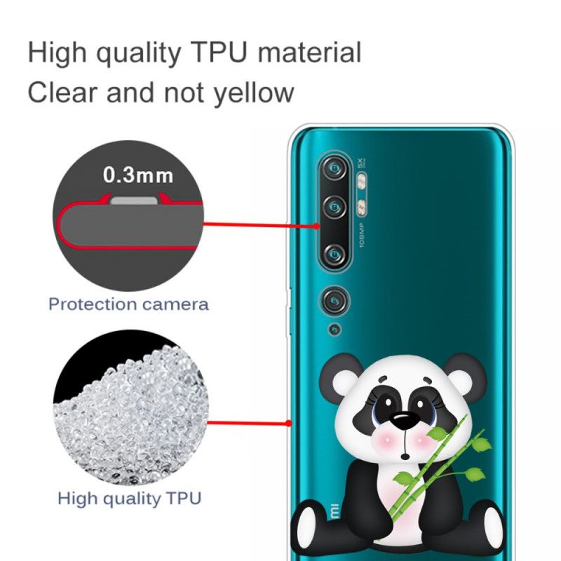 Coque Xiaomi Mi Note 10 / Note 10 Pro Transparente Panda Triste