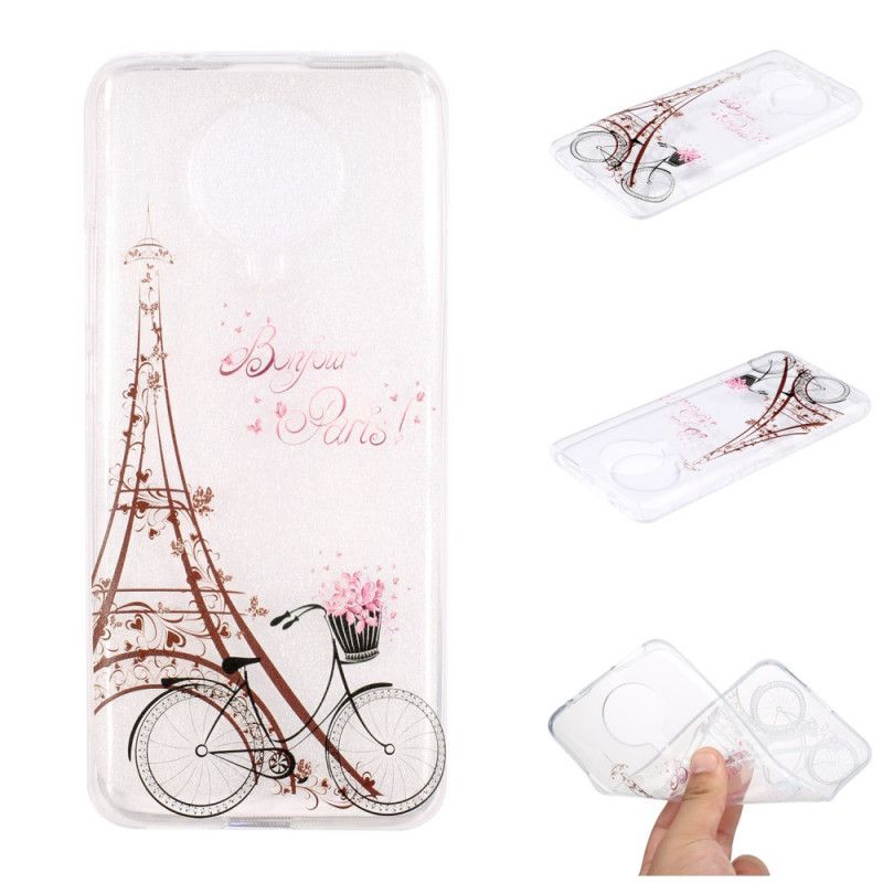 Coque Xiaomi Poco F2 Pro Transparente Bonjour Paris