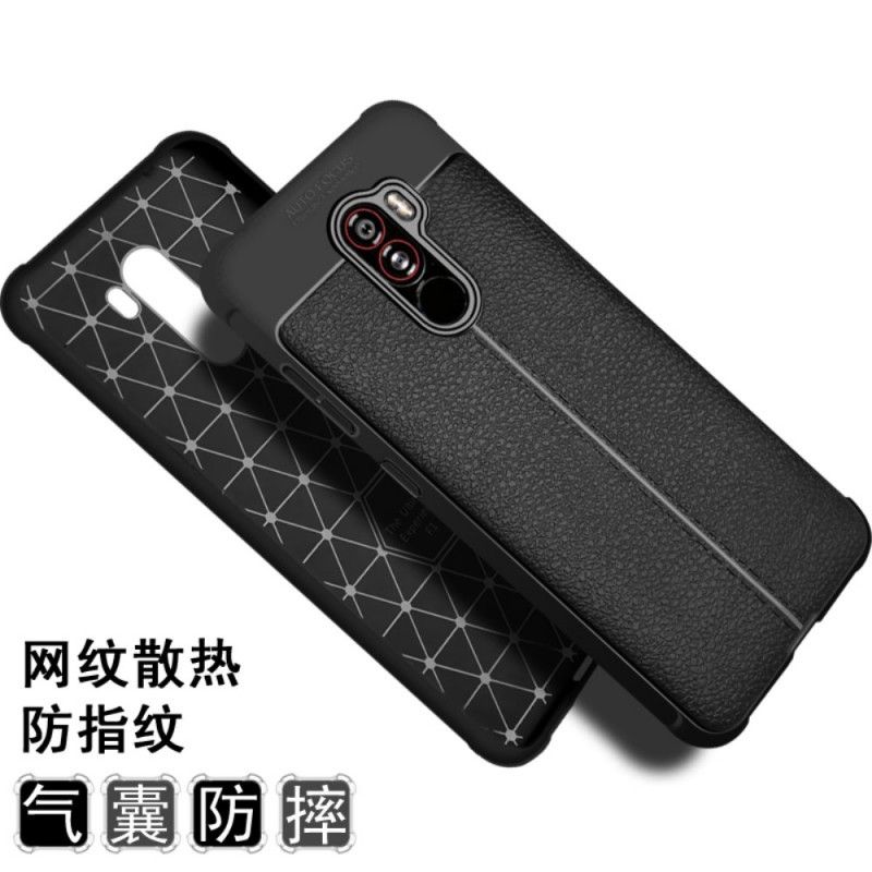 Coque Xiaomi Pocophone F1 Imak Simili Cuir Couture