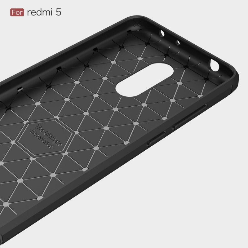 Coque Xiaomi Redmi 5 Fibre Carbone Brossée