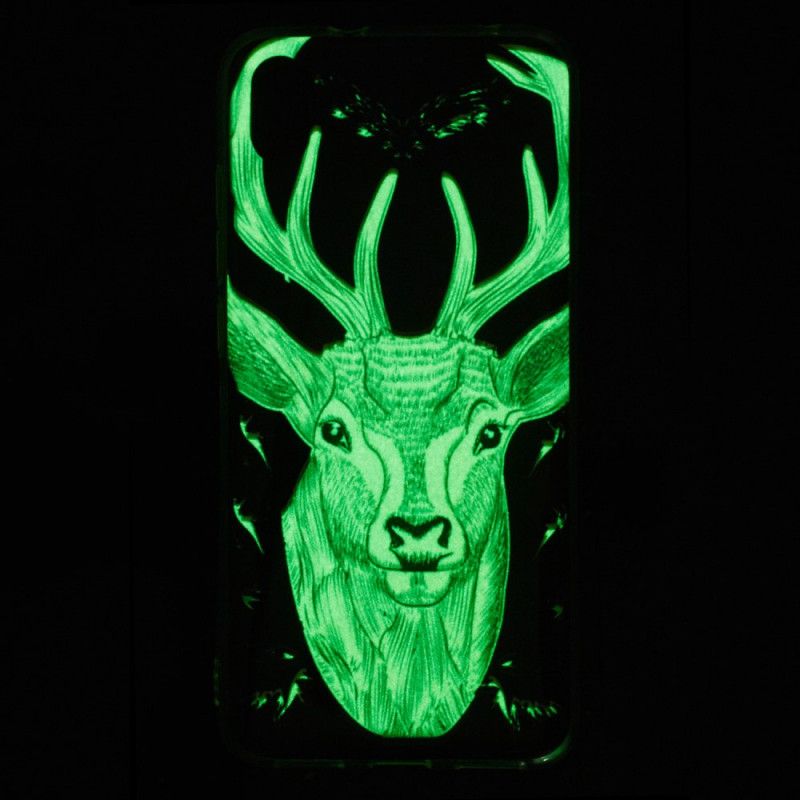 Coque Xiaomi Redmi 7a Cerf Majestueux Fluorescente