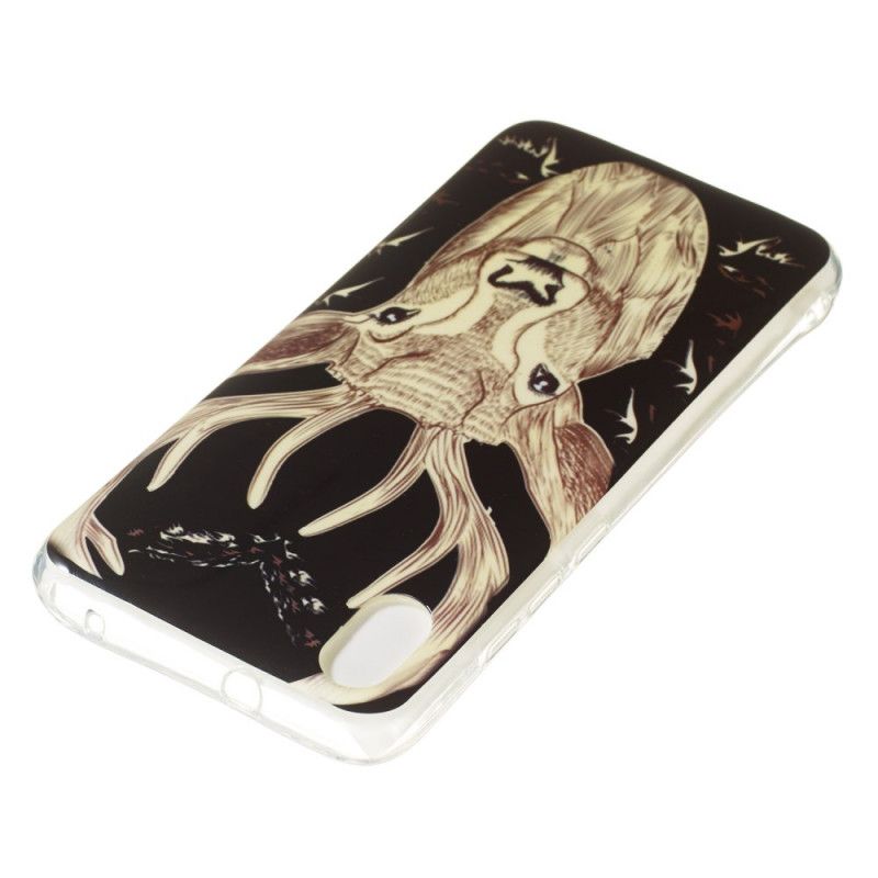 Coque Xiaomi Redmi 7a Cerf Majestueux Fluorescente