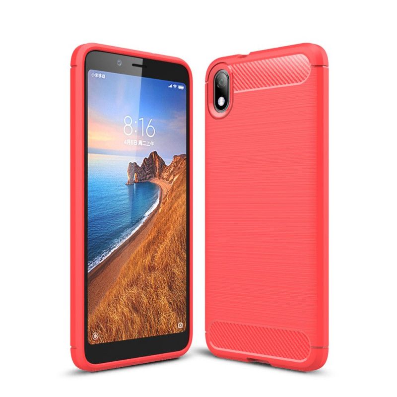 Coque Xiaomi Redmi 7a Fibre Carbone Brossée