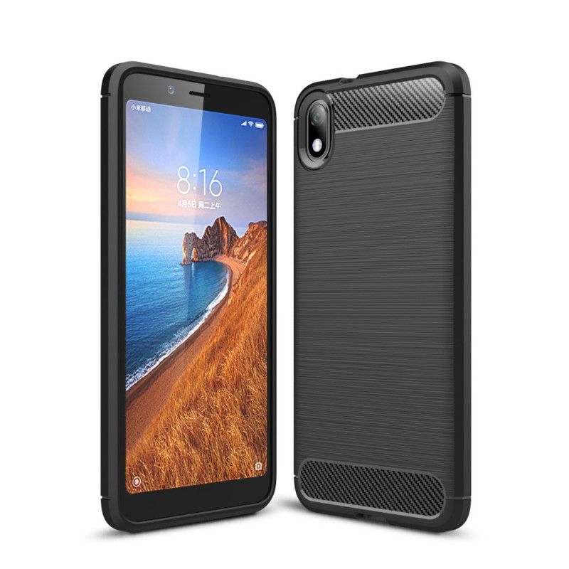 Coque Xiaomi Redmi 7a Fibre Carbone Brossée