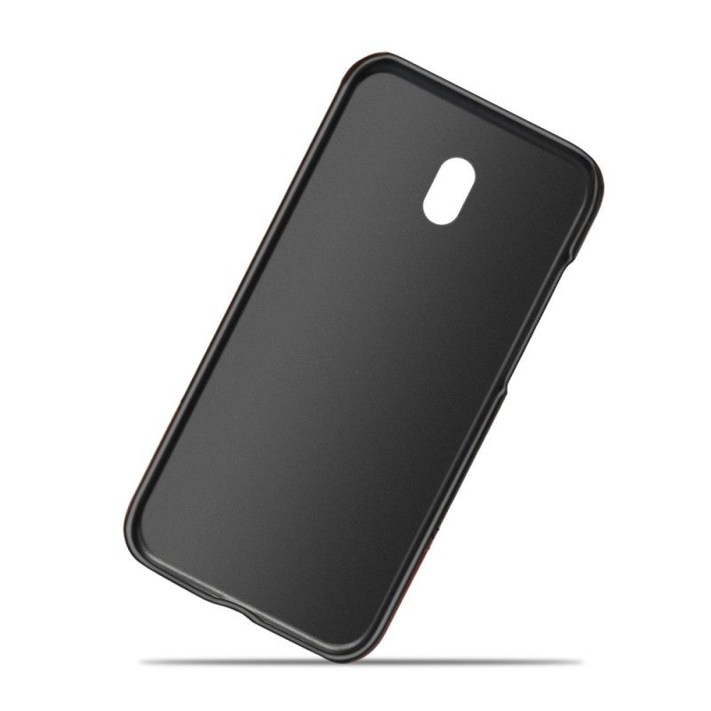 Coque Xiaomi Redmi 8a Effet Cuir Bicolore Ksq