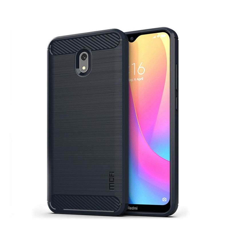 Coque Xiaomi Redmi 8a Fibre Carbone Brossée Mofi