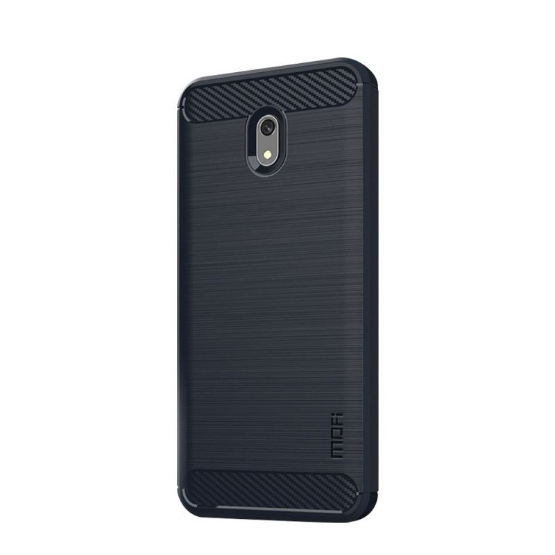 Coque Xiaomi Redmi 8a Fibre Carbone Brossée Mofi