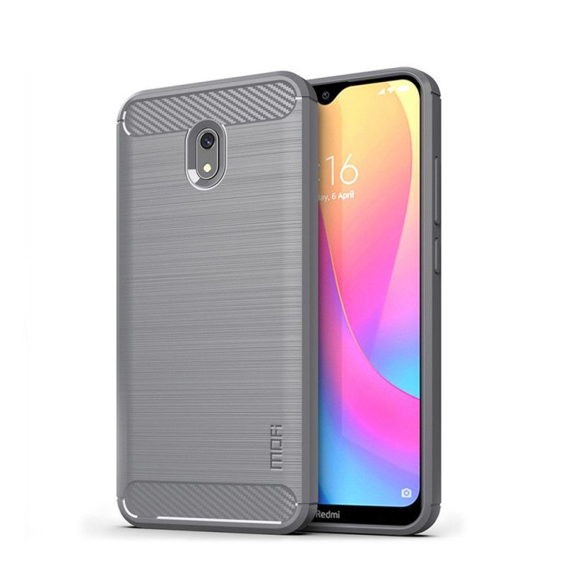 Coque Xiaomi Redmi 8a Fibre Carbone Brossée Mofi