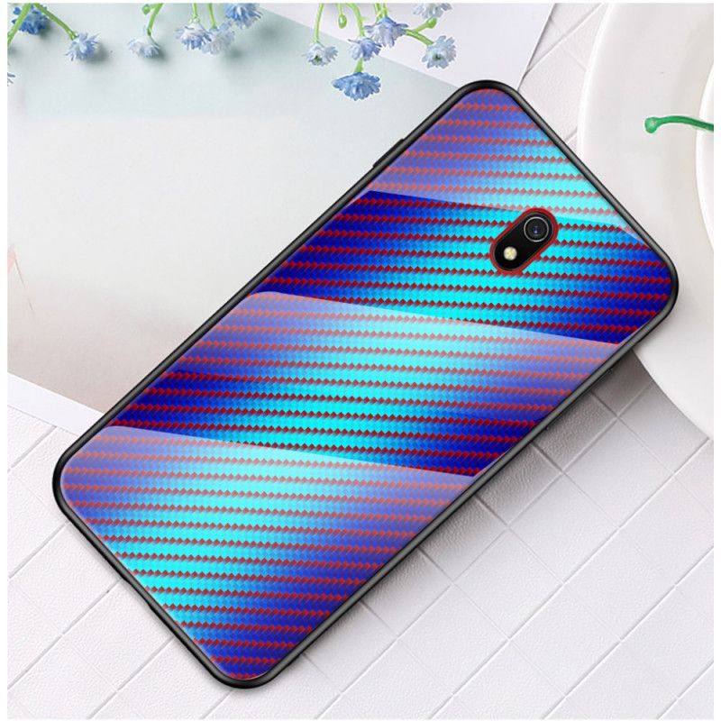 Coque Xiaomi Redmi 8a Verre Trempé Fibre Carbone