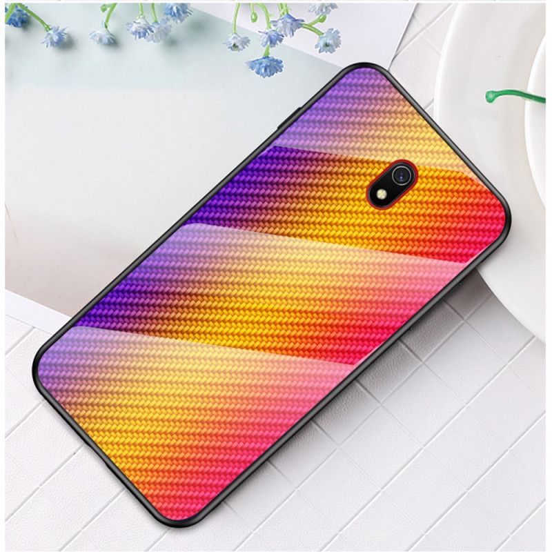 Coque Xiaomi Redmi 8a Verre Trempé Fibre Carbone