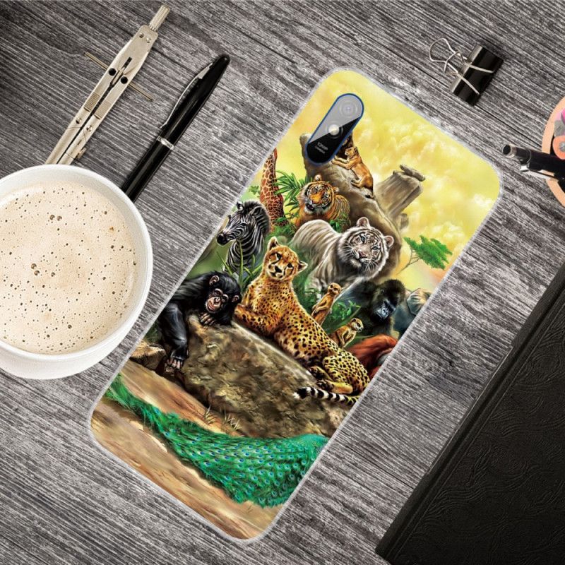 Coque Xiaomi Redmi 9a Animaux Safari