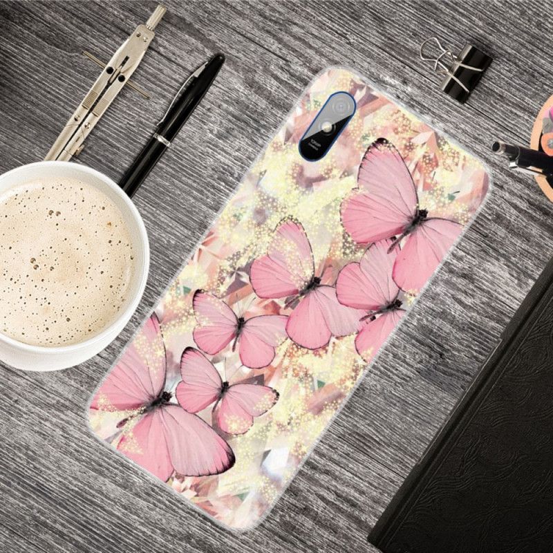 Coque Xiaomi Redmi 9a Papillons Royaux