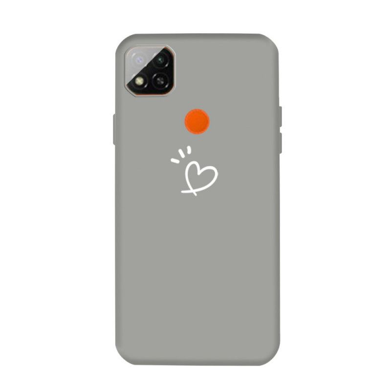 Coque Xiaomi Redmi 9c Silicone Coeur Battant