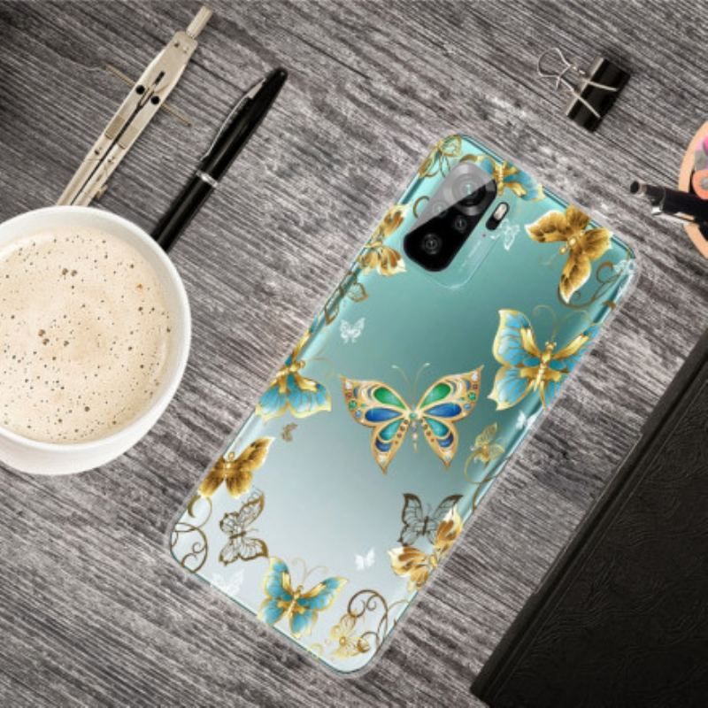 Coque Xiaomi Redmi Note 10/10S/Poco M5s Vol de Papillons