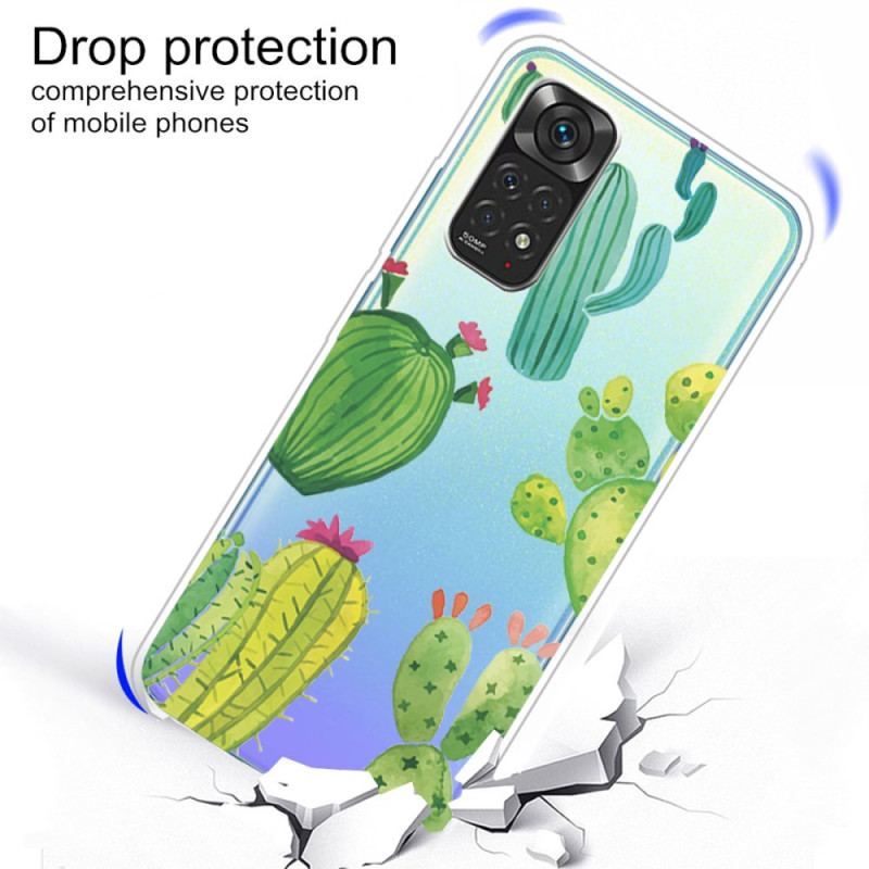 Coque Xiaomi Redmi Note 11 / 11s Cactus Aquarelle