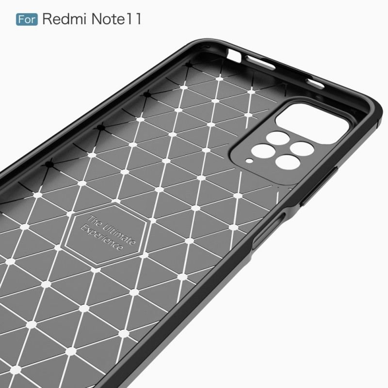 Coque Xiaomi Redmi Note 11 / 11s Fibre Carbone Brossée