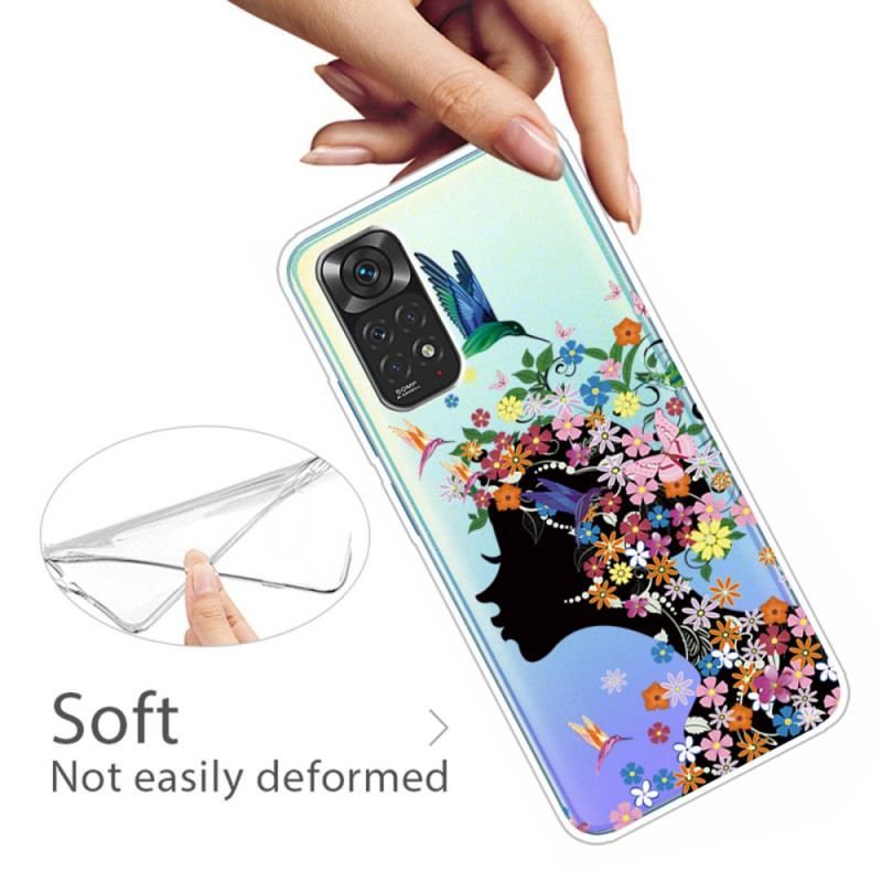 Coque Xiaomi Redmi Note 11 / 11s Jolie Tête Fleurie