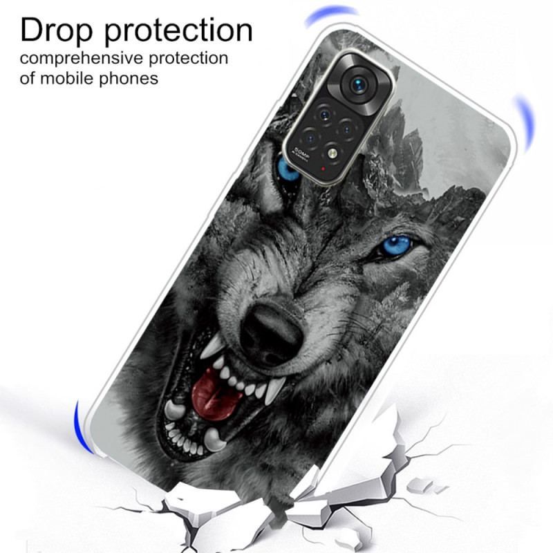 Coque Xiaomi Redmi Note 11 / 11s Loup Féroce