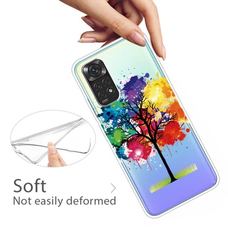 Coque Xiaomi Redmi Note 11 / 11s Transparente Arbre Aquarelle