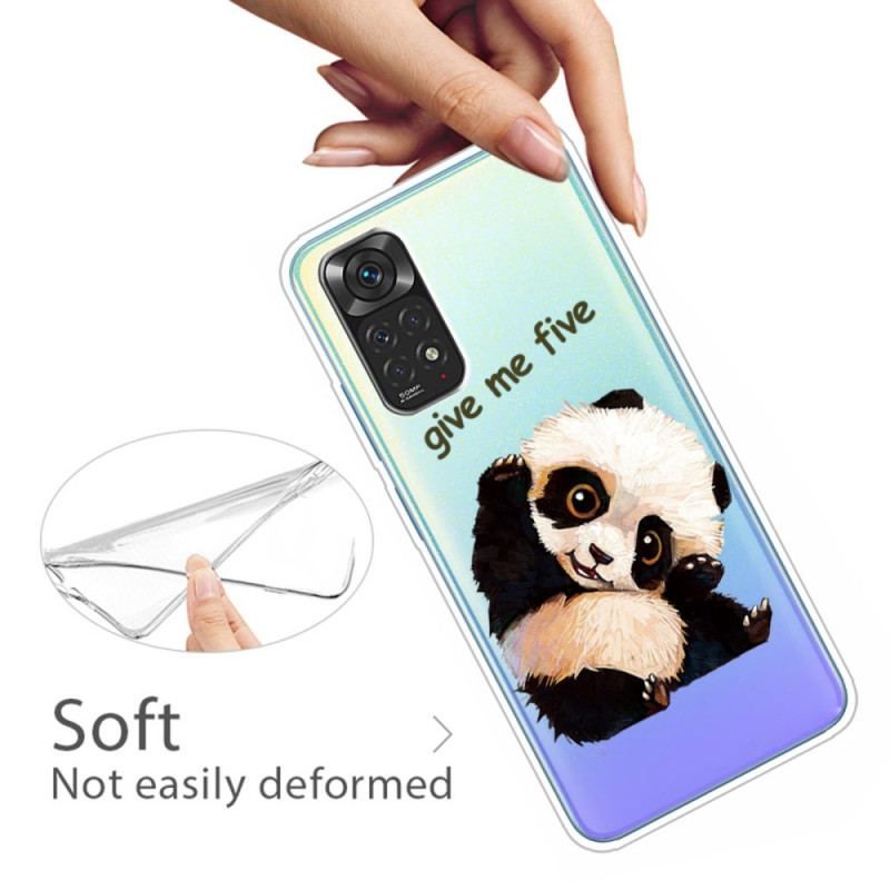 Coque Xiaomi Redmi Note 11 / 11s Transparente Panda Give Me Five