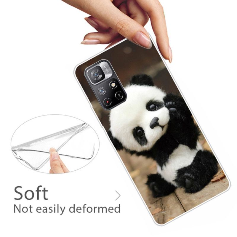 Coque Xiaomi Redmi Note 11 / Poco M4 Pro 5G Flexible Panda