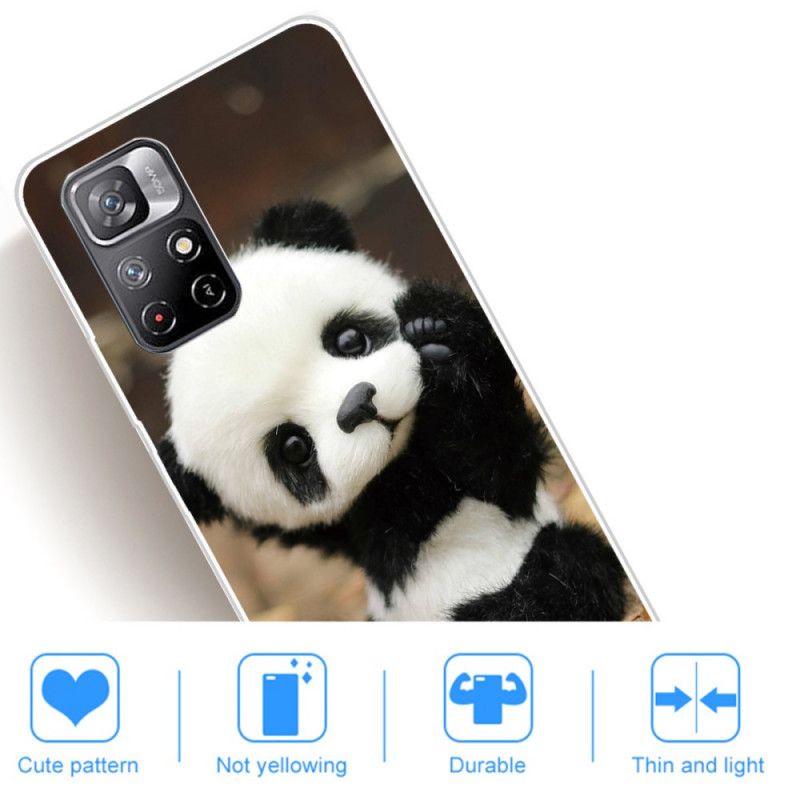 Coque Xiaomi Redmi Note 11 / Poco M4 Pro 5G Flexible Panda