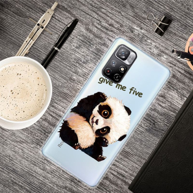 Coque Xiaomi Redmi Note 11 / Poco M4 Pro 5G Panda Give Me Five