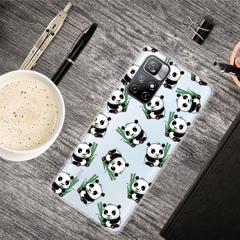 Coque Xiaomi Redmi Note 11 / Poco M4 Pro 5G Petits Pandas