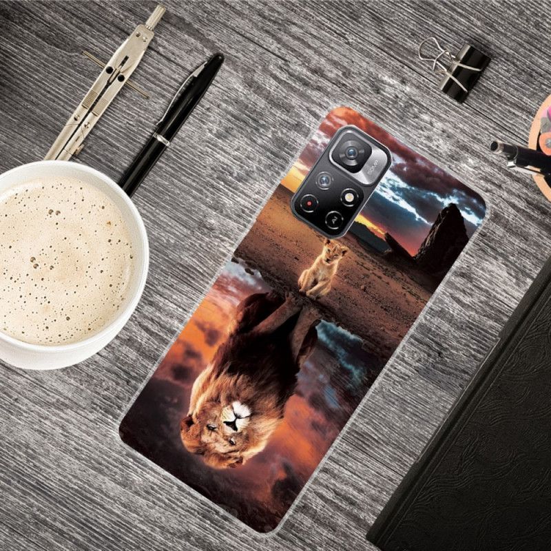 Coque Xiaomi Redmi Note 11 / Poco M4 Pro 5G Rêve De Lionceau