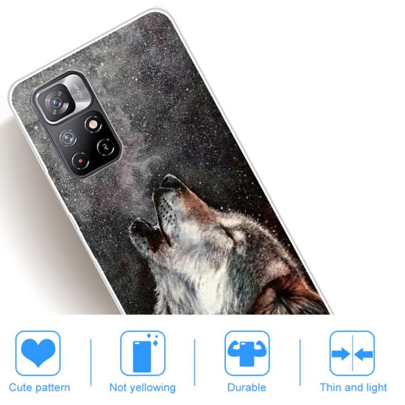 Coque Xiaomi Redmi Note 11 / Poco M4 Pro 5G Sublime Loup