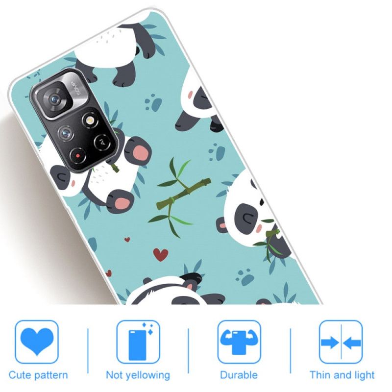 Coque Xiaomi Redmi Note 11 / Poco M4 Pro 5G Tas De Pandas