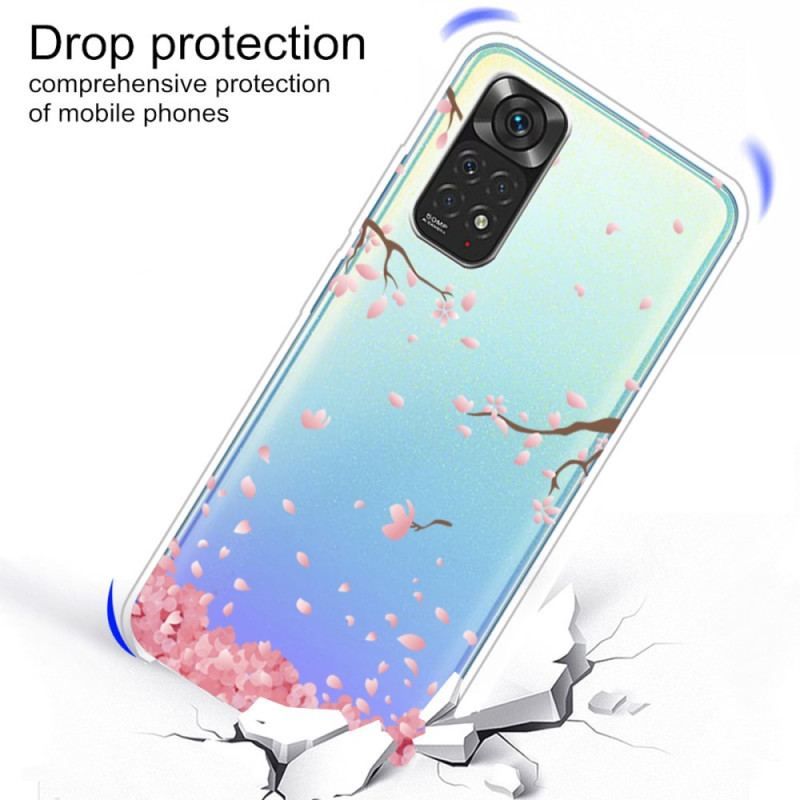 Coque Xiaomi Redmi Note 11 Pro / Note 11 Pro 5G Branches à Fleurs