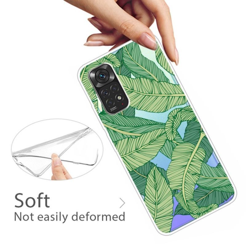 Coque Xiaomi Redmi Note 11 Pro / Note 11 Pro 5G Feuilles Graphiques