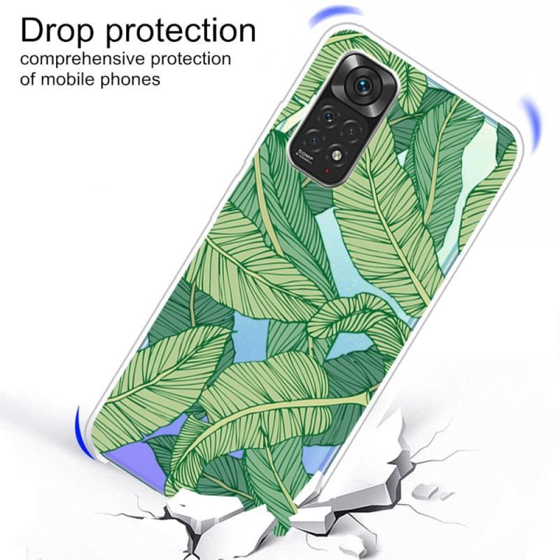 Coque Xiaomi Redmi Note 11 Pro / Note 11 Pro 5G Feuilles Graphiques