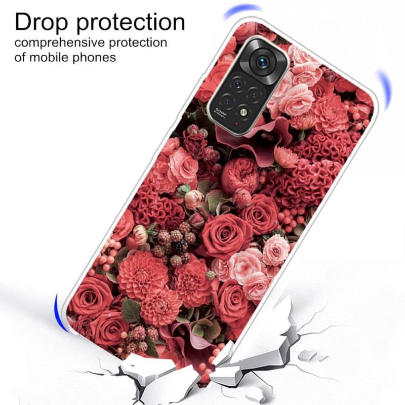 Coque Xiaomi Redmi Note 11 Pro / Note 11 Pro 5G Fleurs Intenses