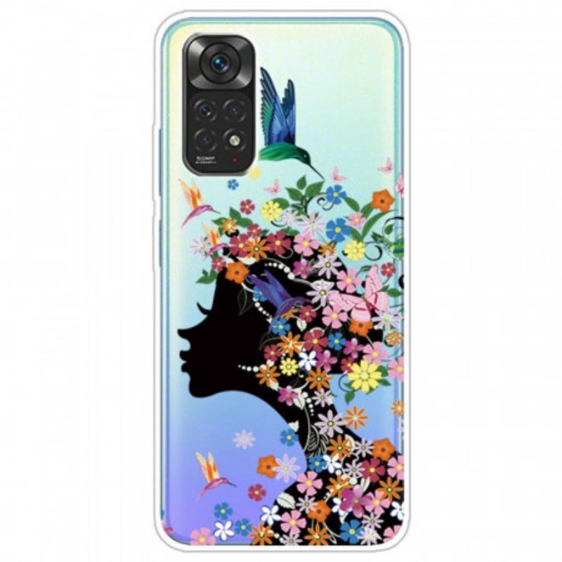 Coque Xiaomi Redmi Note 11 Pro / Note 11 Pro 5G Jolie Tête Fleurie