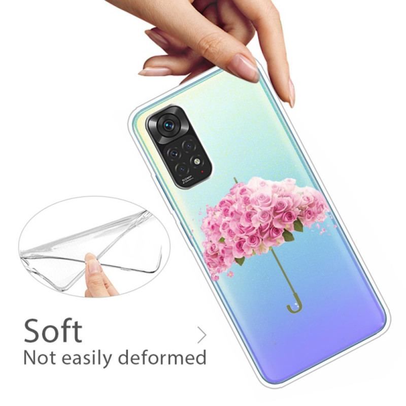 Coque Xiaomi Redmi Note 11 Pro / Note 11 Pro 5G Parapluie en Roses