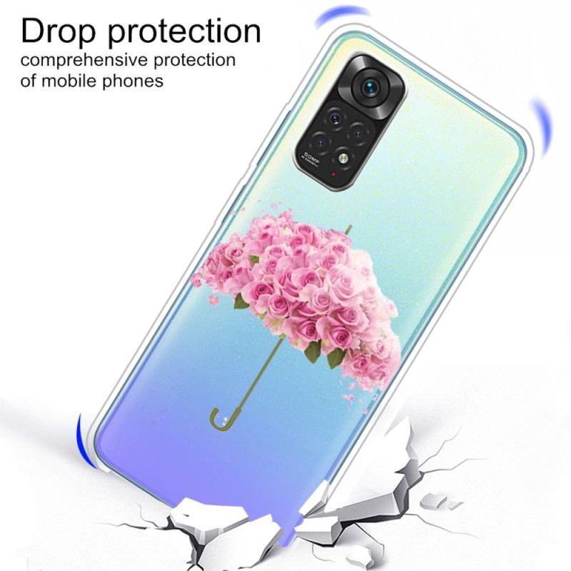 Coque Xiaomi Redmi Note 11 Pro / Note 11 Pro 5G Parapluie en Roses