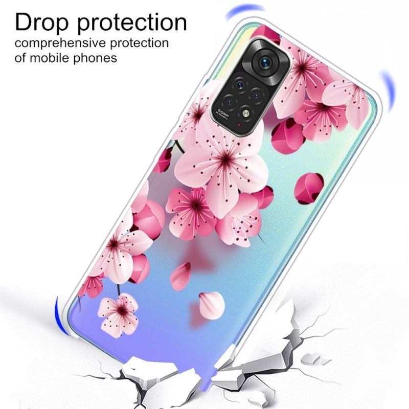 Coque Xiaomi Redmi Note 11 Pro / Note 11 Pro 5G Petites Fleurs Roses